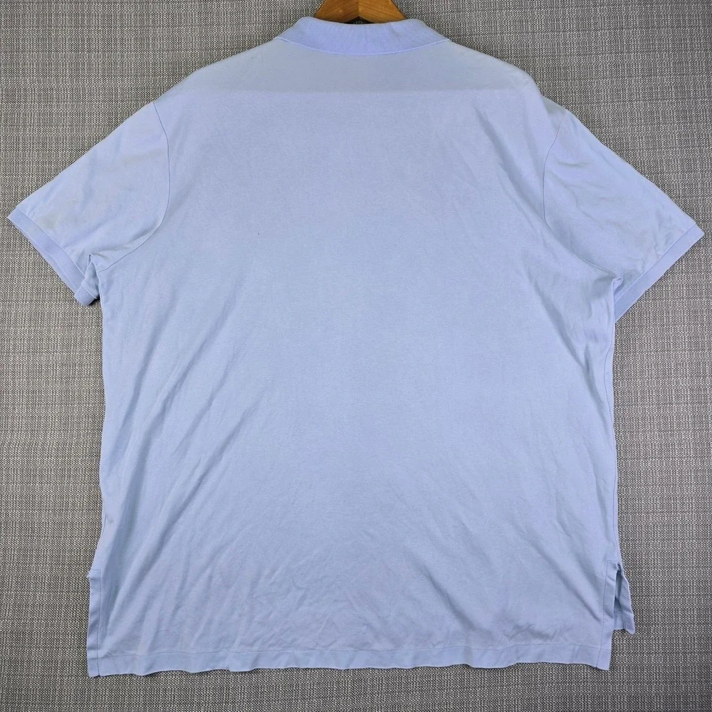 Polo Ralph Lauren Classic Fit Polo Shirt XXL Light Blue Preppy Casual